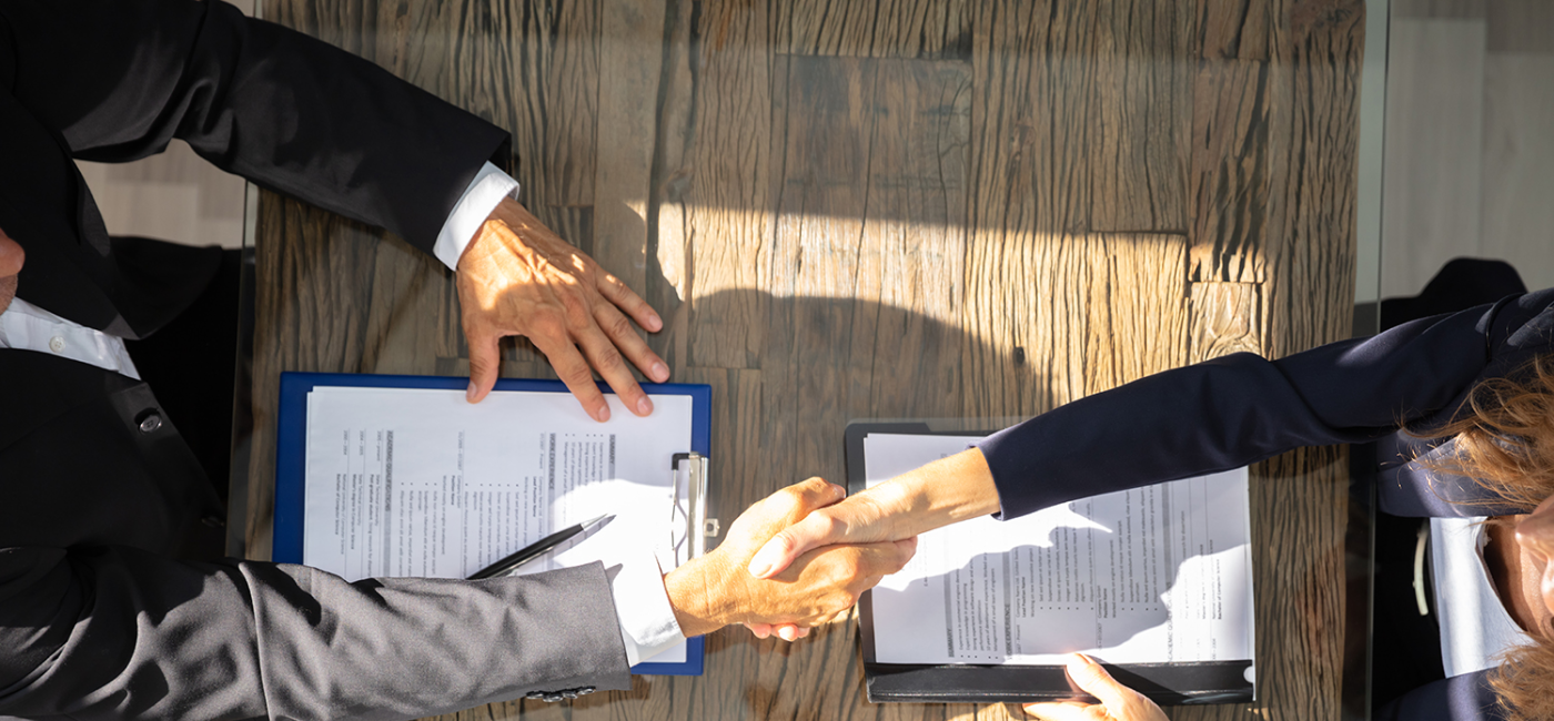 Business People Shaking Hands